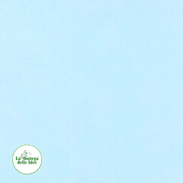 Pannolenci Asti, spessore 1 mm, morbidissimo al tatto. Colore Celeste baby