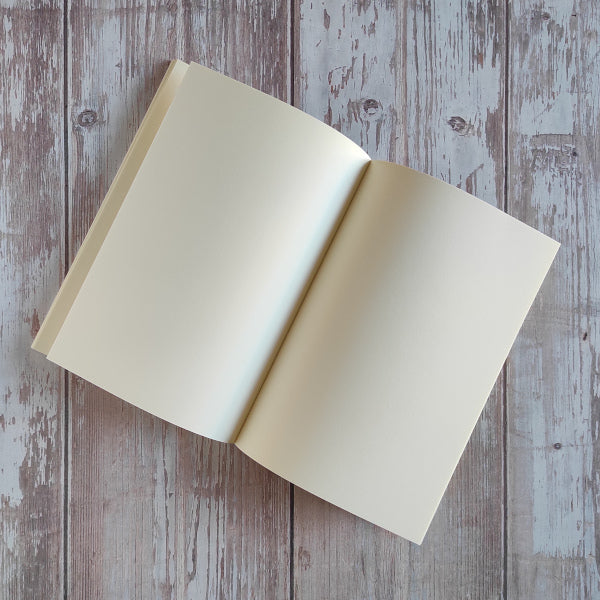 blocco interno per quaderno o diario con 80 pagine senza stampa