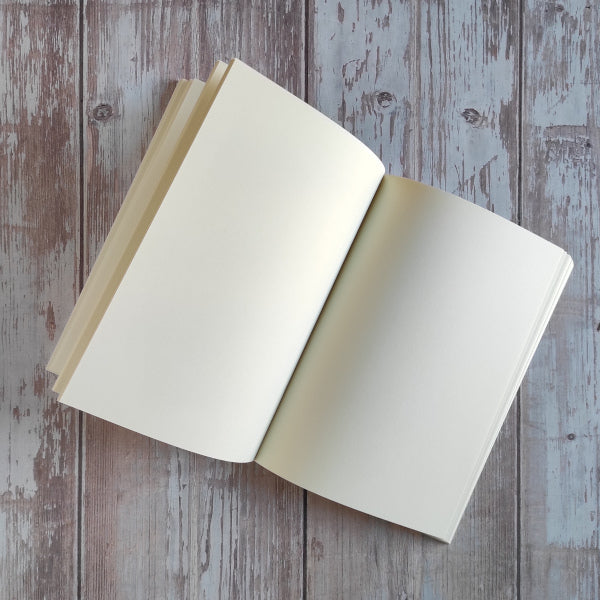 blocco interno per diario o quaderno con 144 pagine senza stampa