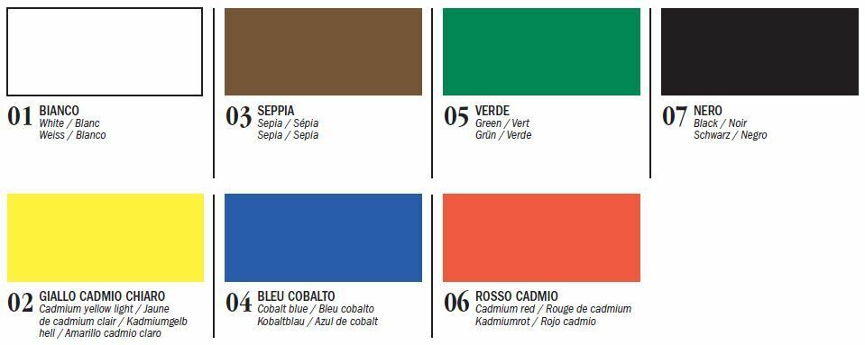 Cartella colori Ferrario Linograf