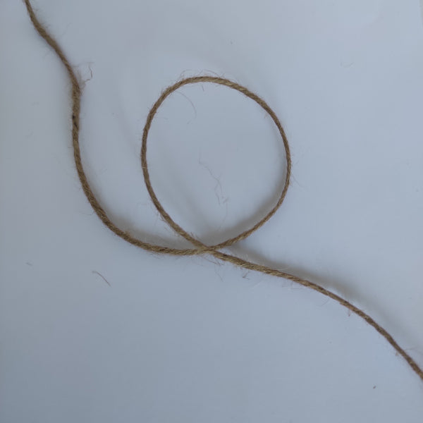 Cordoncino in juta naturale da 3 mm