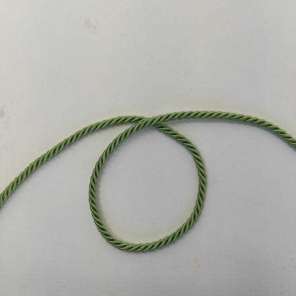 Cordoncino ritorto a 3 capi colore verde chiaro