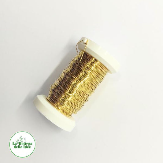 filo di ottone, diametro 0,40 mm, in confezione da 40 metri