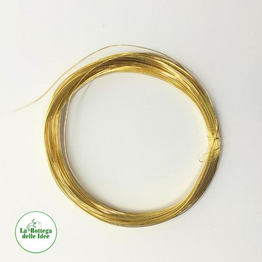 Filo di ottone, diametro 0,30 mm, in confezione da 25 metri