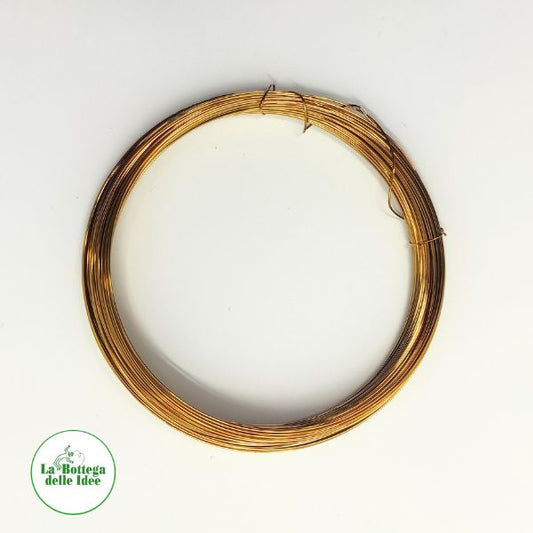 Filo di Ottone - D. 0.40 mm - rotolo 20 metri