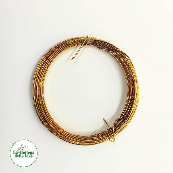 Filo di ottone, diametro 0,8 mm, in confezione da 6 metri