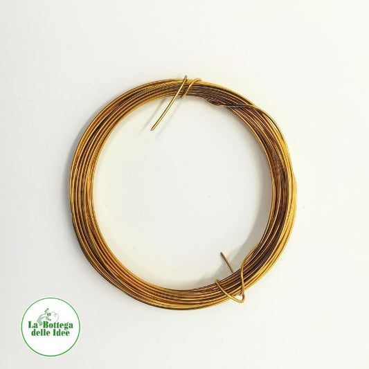 Filo di ottone, diametro 0,8 mm, in confezione da 6 metri