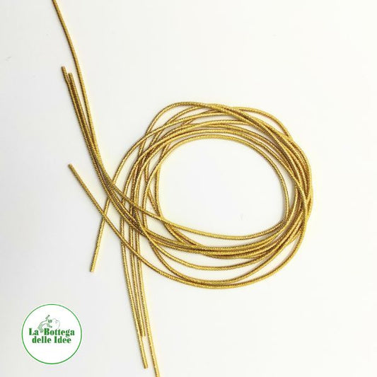 Canutiglia in ottone - diametro 2 mm- confezione da 2 metri - ideale per lavori Biedermeier