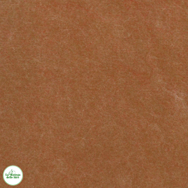 Pannolenci 1 mm, morbidissimo e di produzione italiana, colore terra
