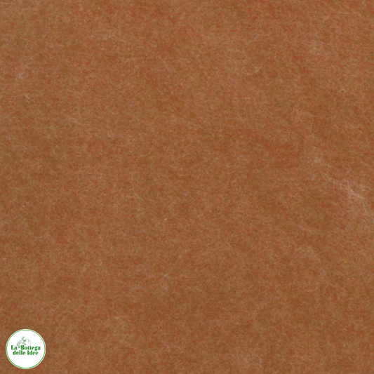 Pannolenci 1 mm, morbidissimo e di produzione italiana, colore terra