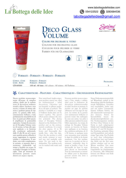 Ferrario - Deco Glass Volume - La Bottega delle Idee - Rimini