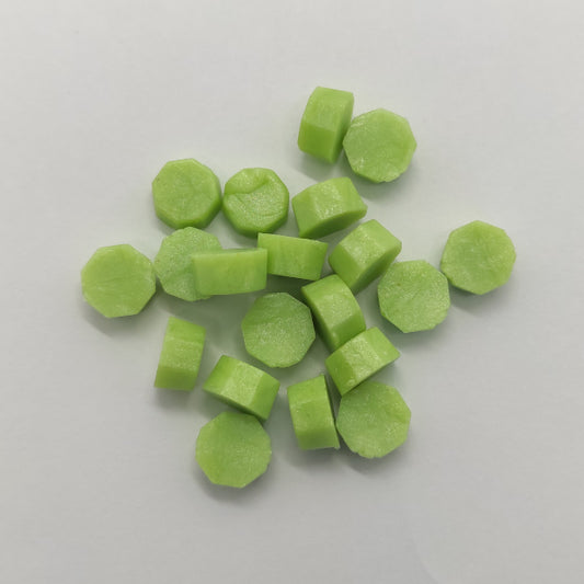 Ceralacca per timbri in perle - confezione da 20 - Verde chiaro