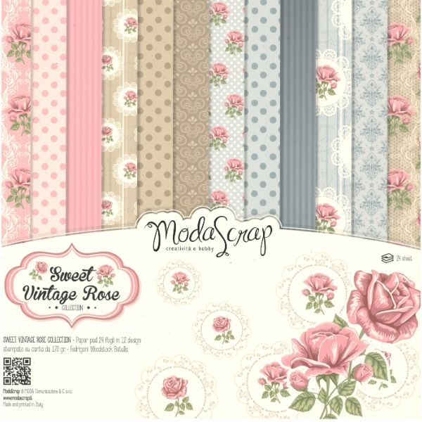 Sweet Vintage Rose Collection - fogli singoli