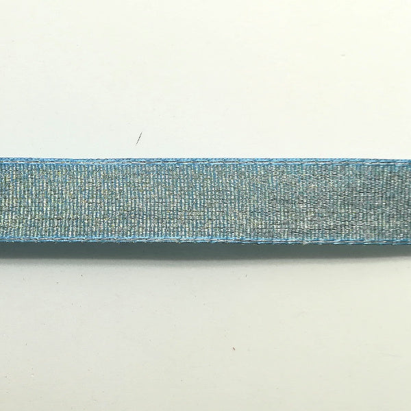 Nastro Lamé Azzurro - H 16 mm