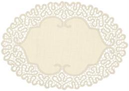 Pizzo ovale - (30 cm x 21 cm)