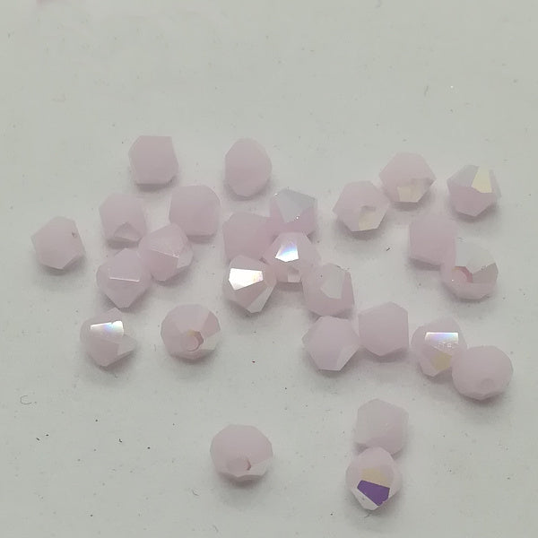 Swarovski bi-cono 4 mm ROSE ALABASTER AB