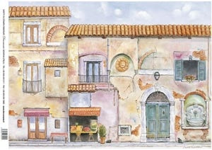 Carta di Riso per Découpage Serie 6 - Cod. 5106 - Scorci Caratteristici 1