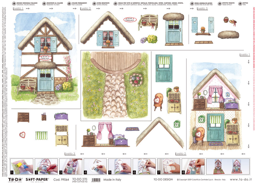 To-Do Bassorilievo Soft Paper - Sweet Cottage Tile