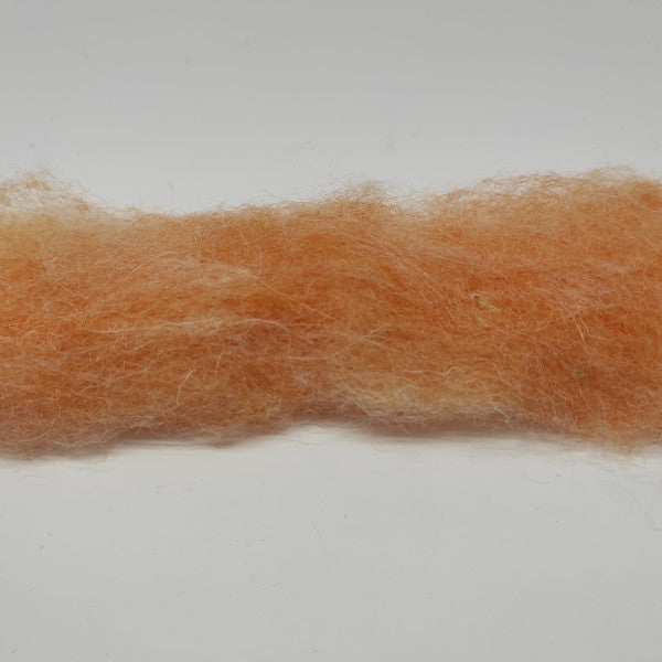 Nastro Lana Soft per decorare ma anche per infeltrimento ad ago e ad acqua - colore Arancio Mélange