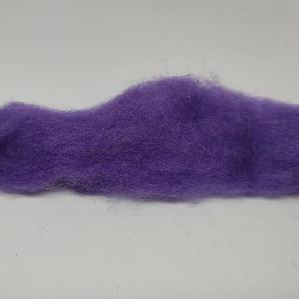 Nastro in lana cardata ideale per decorazione e anche per infeltrimento ad ago e ad acqua - colore viola