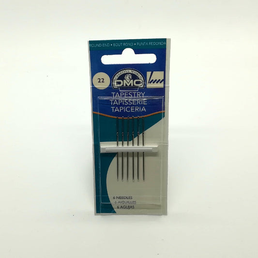 DMC - Confezione 6 aghi con punta arrotondata per tappezzeria - mis. 22