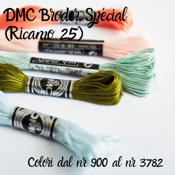 DMC Broder Spécial (Ricamo 25) - Colori dal nr 900 al nr 3782