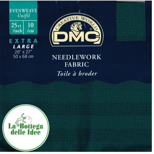 DMC - Etamine 10/cm Verde 500 (50 cm x 68 cm)