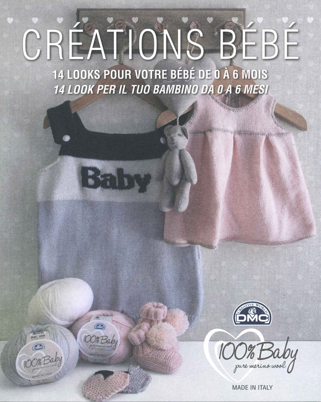 Book modelli Lana 100% Baby e 100% Baby Aquarelle - da 0 a 6 mesi
