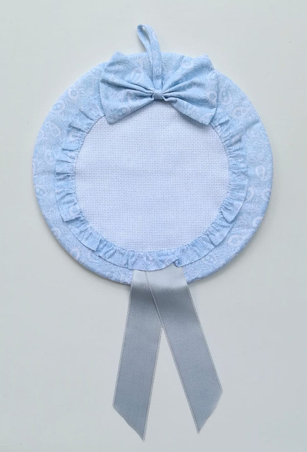 Fiocco Nascita "Rotondo" - Azzurro