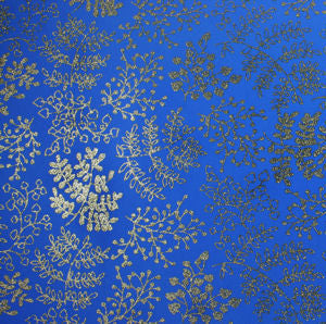 Fommy Fantasia Glitter Leaf - Blue/Gold - La Bottega delle Idee - Rimini