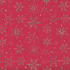 Fommy Fantasia Glitter Snow Flake - Rosso/Oro