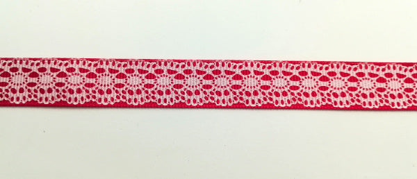 Nastro Gros Grain "Pizzo" - Fucsia (A933) - La Bottega delle Idee - Rimini