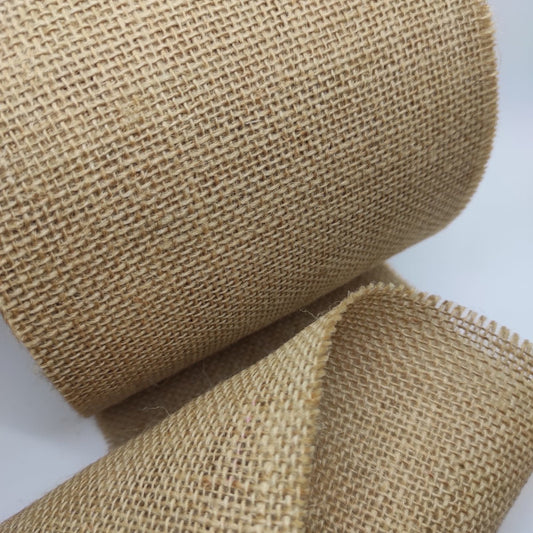 Nastro di juta colore naturale H 150 mm