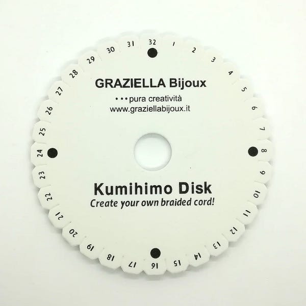 Kumihimo rotondo (diam. 15 cm)