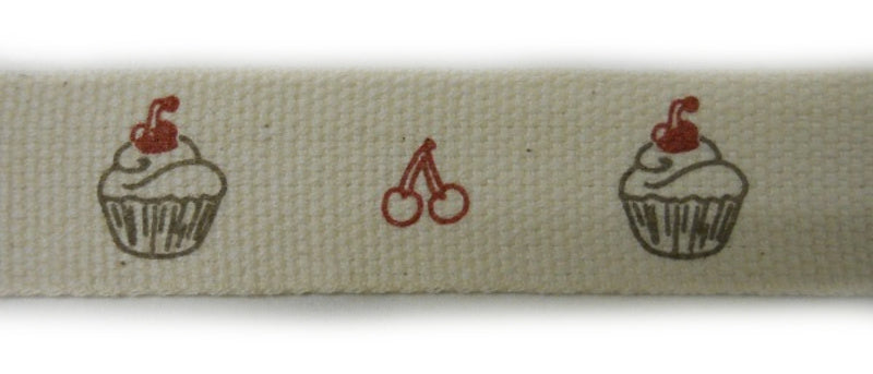 Nastro "Cupcake e Ciliegie"