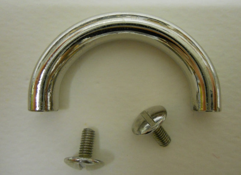 Maniglia in metallo nichelato