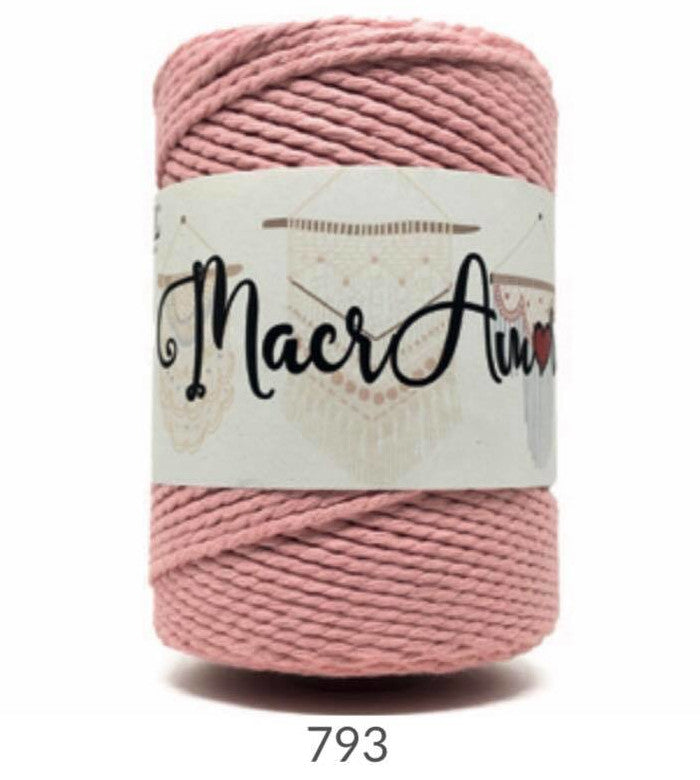 MacrAmore Mondial - filato per Macramé Rosa