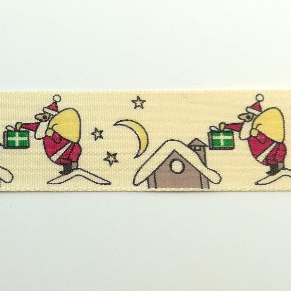 Nastro "Babbo Natale" - H 25 mm