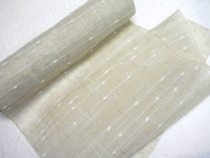 Nastro Lino Bouclé Panna H 300 mm