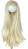 Parrucca sintetica capelli lisci - Biondo (202)