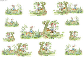 Silk Print Paper 013 - Gnomi