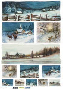 Silk Print Paper 227 - Magia Della Neve