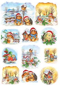 Silk Print Paper 229 - Pettirossi