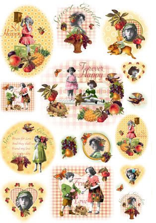 Silk Print Paper 253 - Sweet Garden - La Bottega delle Idee - Rimini