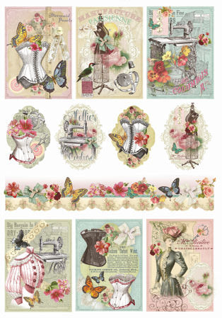 Silk Print Paper 255 - Atelier de Couture - La Bottega delle Idee - Rimini