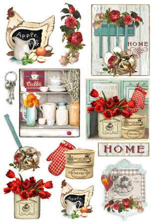 Silk Print Paper 256 - Country Kitchen - La Bottega delle Idee - Rimini