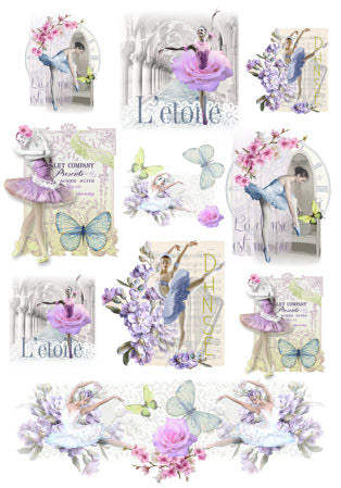 Silk Print Paper 257 - Danse - La Bottega delle Idee - Rimini