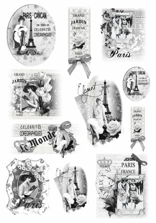 Silk Print Paper 262 - Paris Retrò - La Bottega delle Idee - Rimini