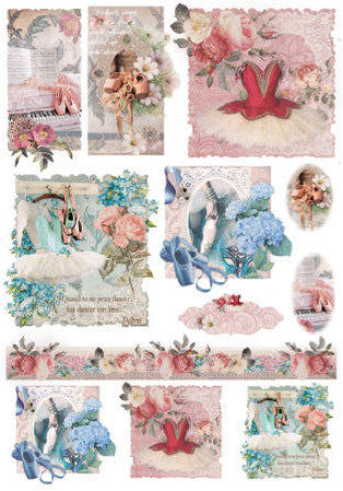 Silk Print Paper 279 - Ballet - La Bottega delle Idee - Rimini