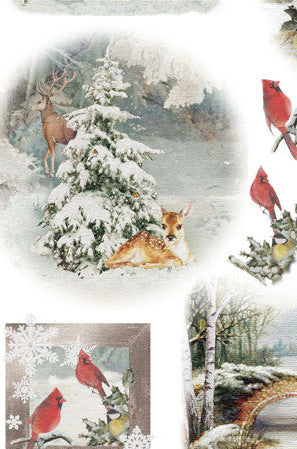 Silk Print Paper 296 - Paesaggi Innevati - La Bottega delle Idee - Rimini